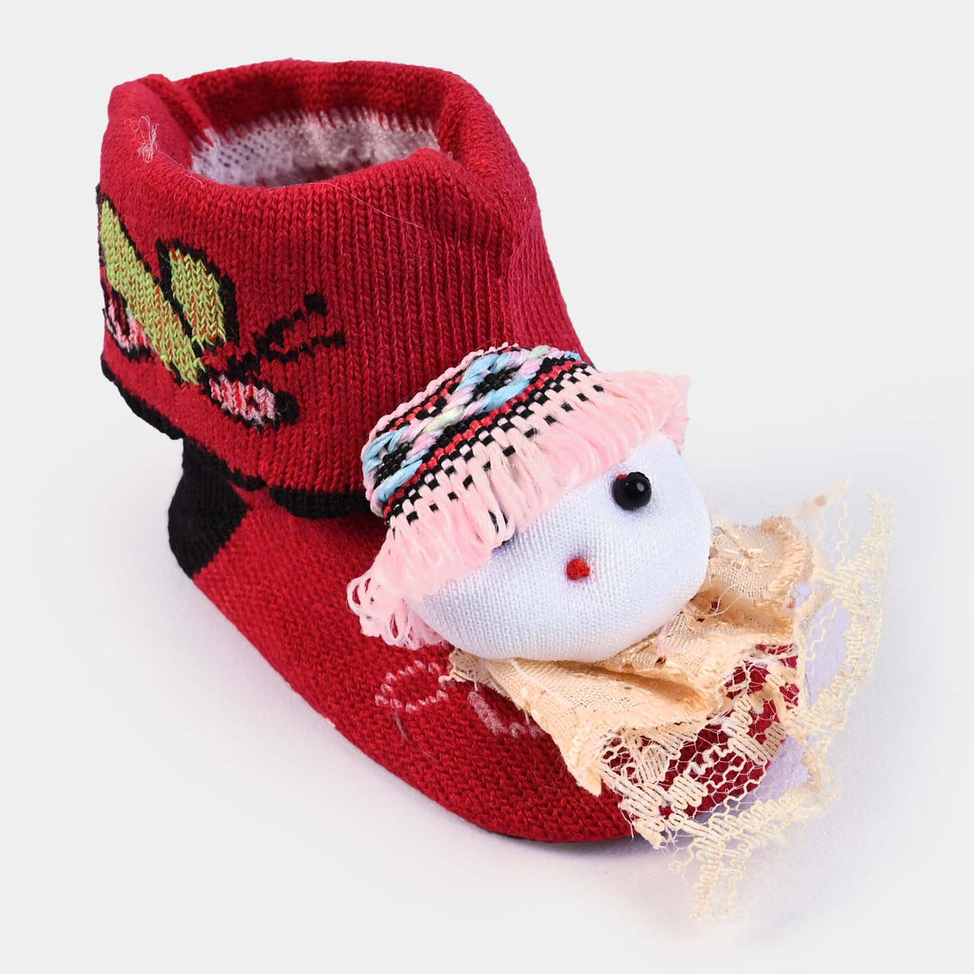 BP N. B Baby Shoes -MAROON