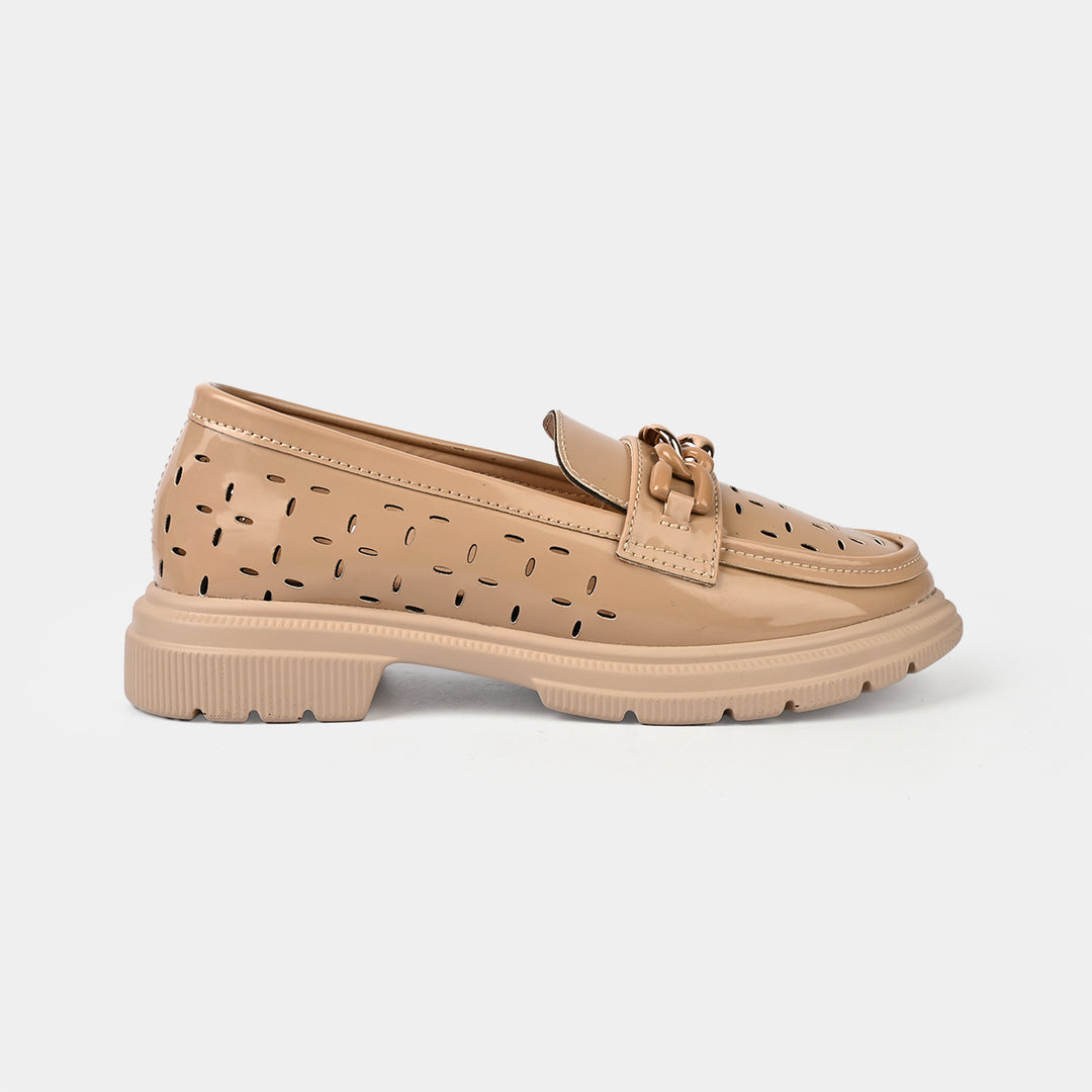 Girls Loafer ZP-072-BEIGE
