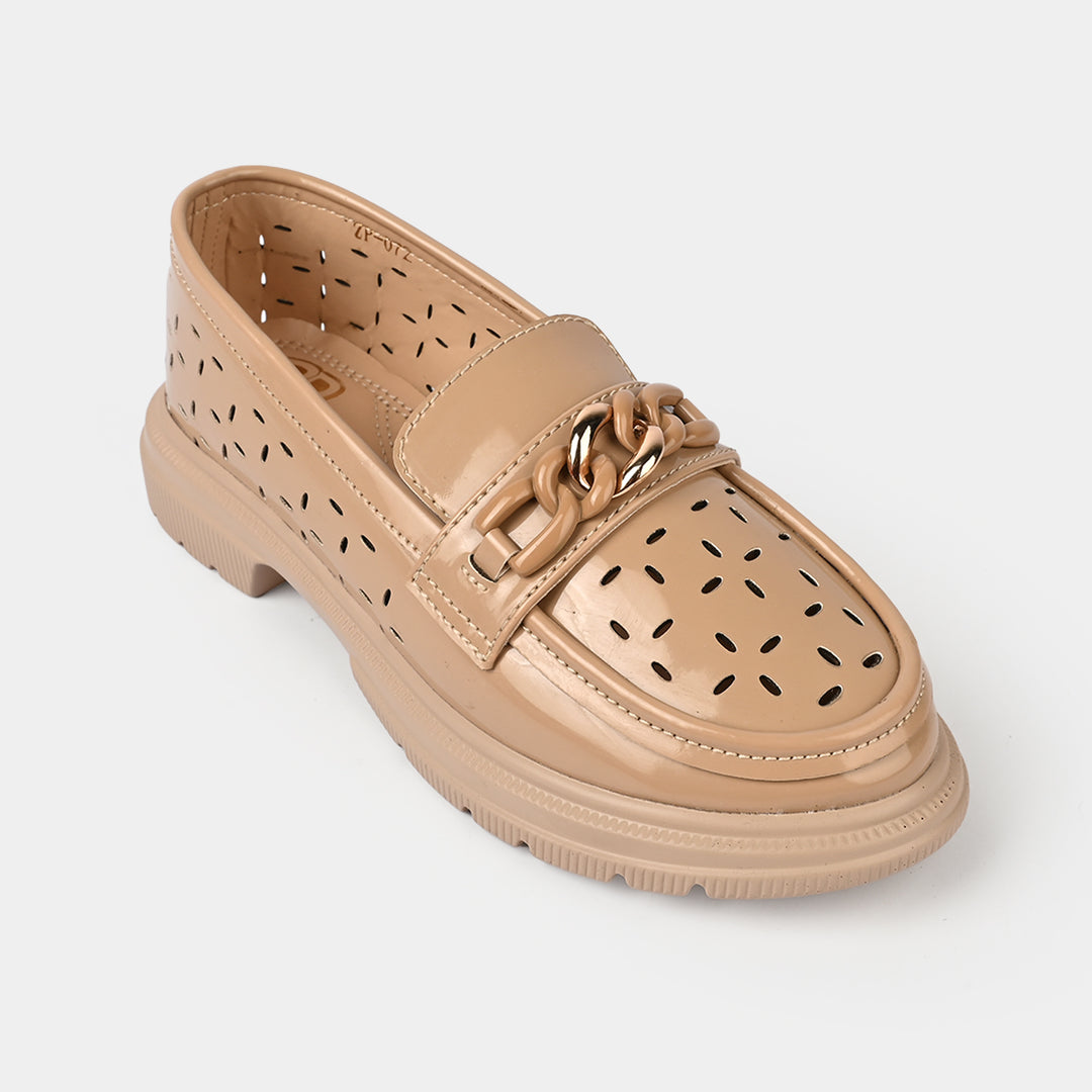 Girls Loafer ZP-072-BEIGE