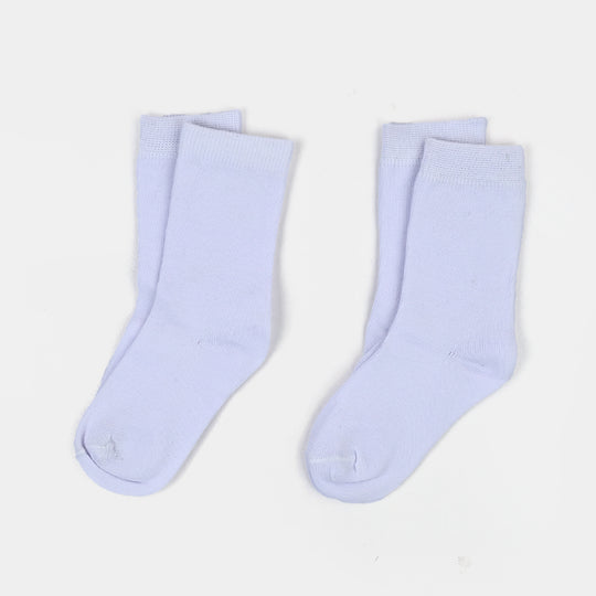 Infant Boys Pack of 2 Basic Socks-White