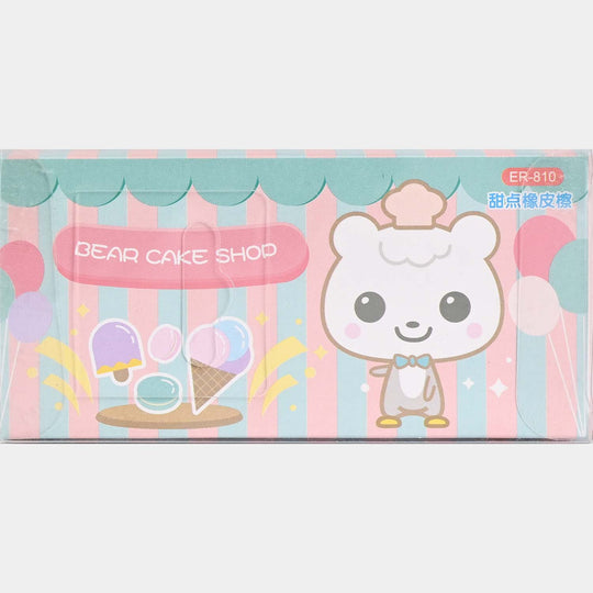 Cute Novelty Stationery Eraser Set