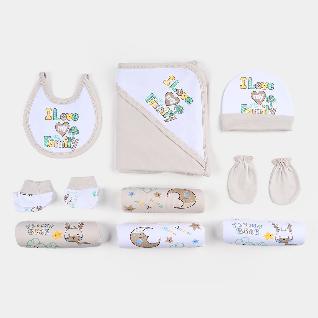 Unisex Newborn Gift Set 13Pcs - Grey