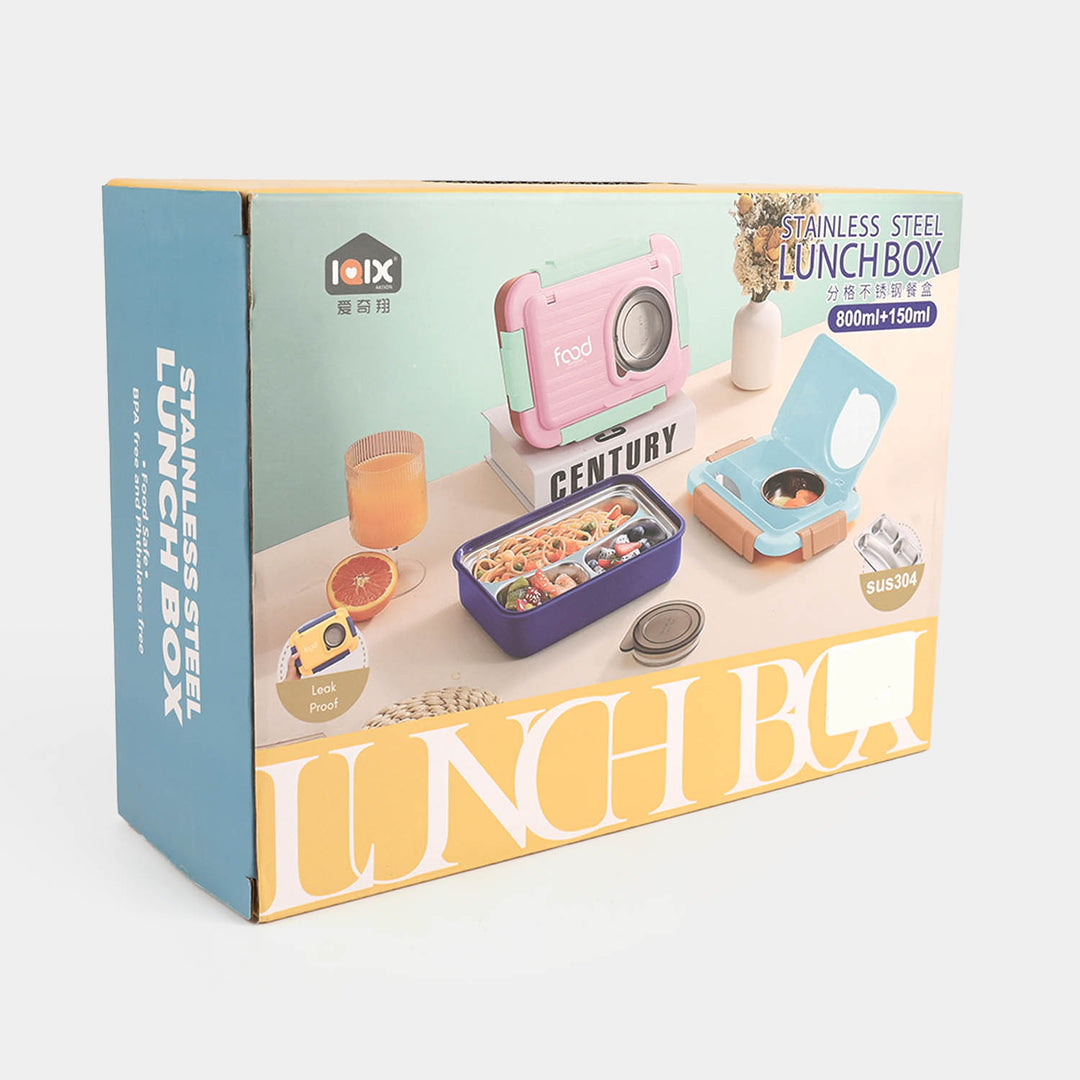 Kids Portable Steel Bento Lunch Box