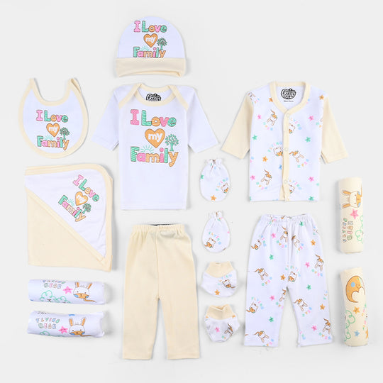 Unisex Newborn Gift Set 13Pcs - Lemon
