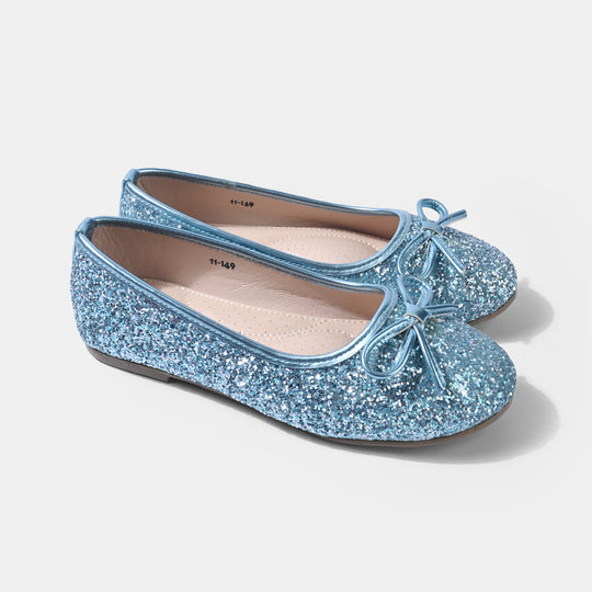 Girls Pumps 11-149-Blue