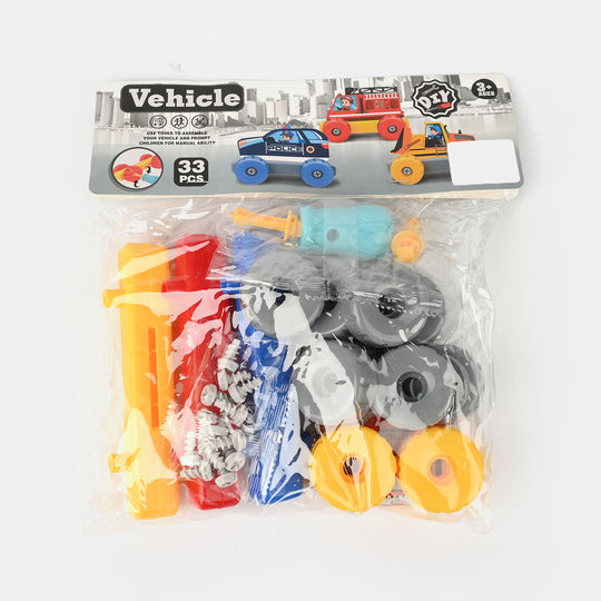 Disassemblable & Assemblable Vehicles Toy Set for Kids