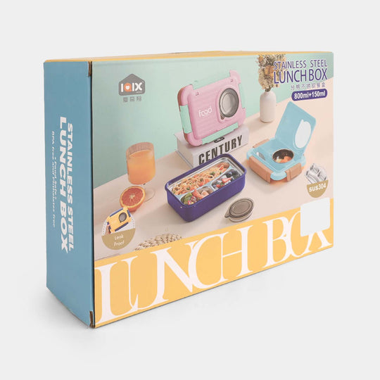 Kids Portable Steel Bento Lunch Box