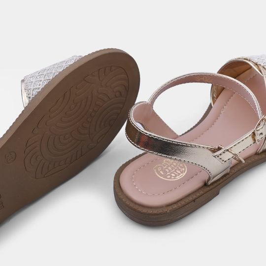 Girls Sandal BS-022-Golden