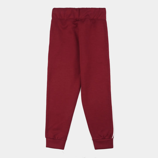Girls Microfiber Interlock Pajama - Red