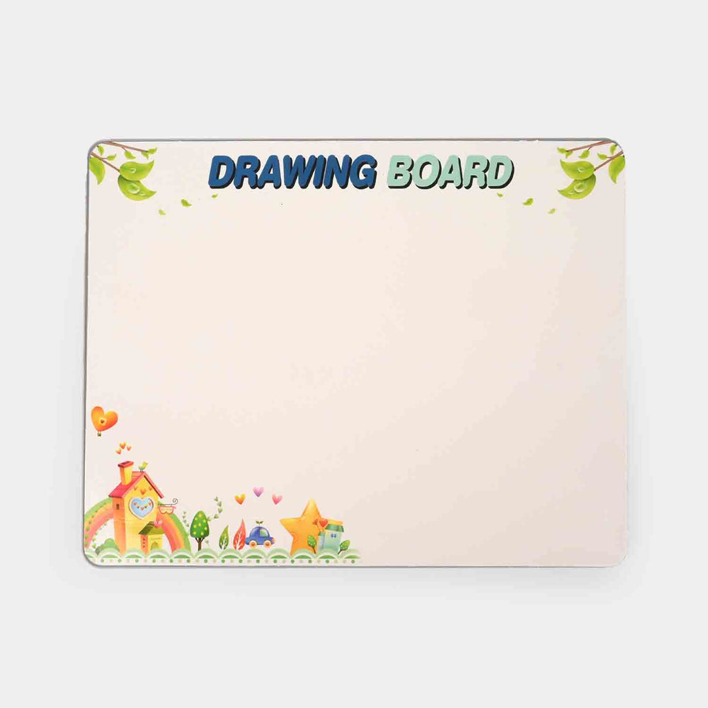 Alphabet & Number Puzzle Board With Drawing Surface