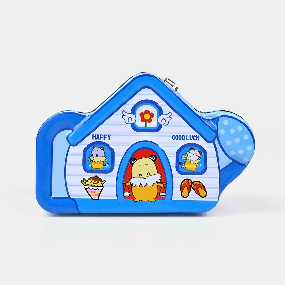 Metal Coin/Money Box with Lock For Kids