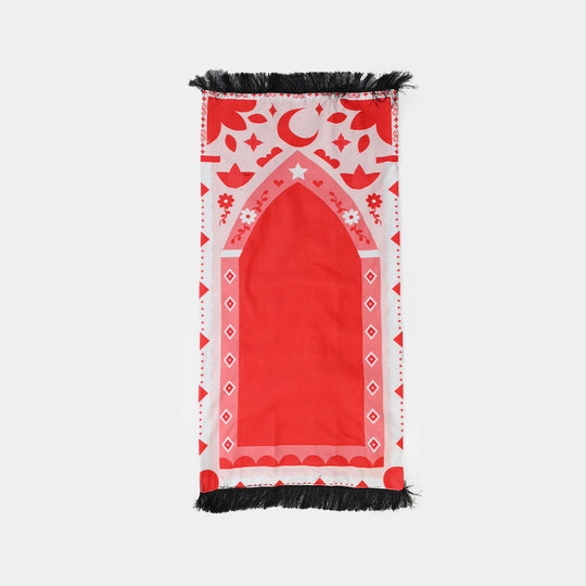 Red Prayer Mat With Cover