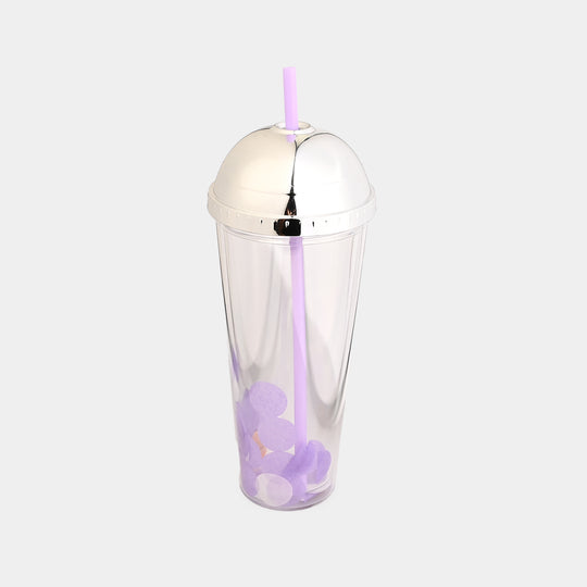 Acrylic Tumbler Mug with Straw