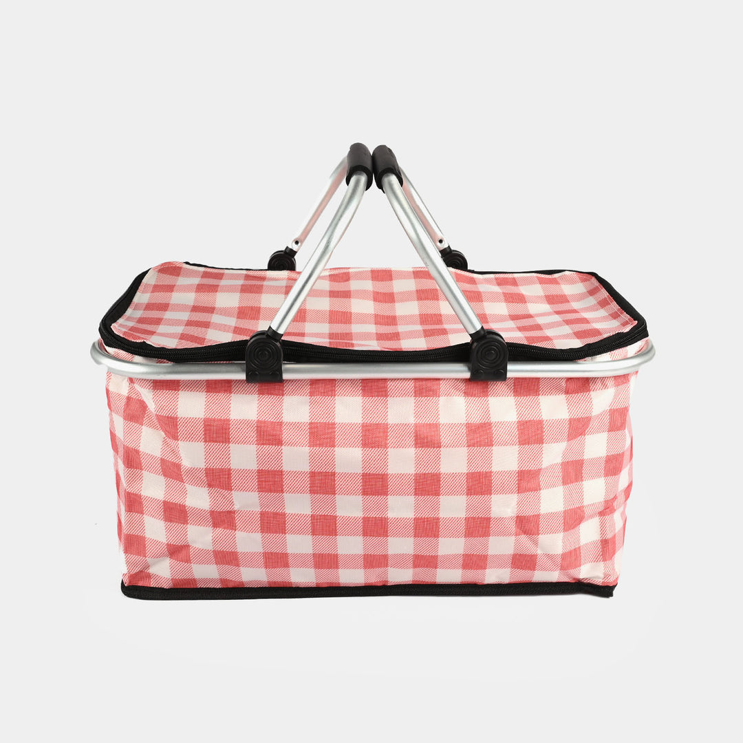 Insulated Picnic & Grocery Basket – Foldable, Lightweight & Multi-Purpose