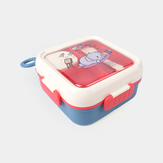 Plastic Lunch Box for Kids | 1L – Red