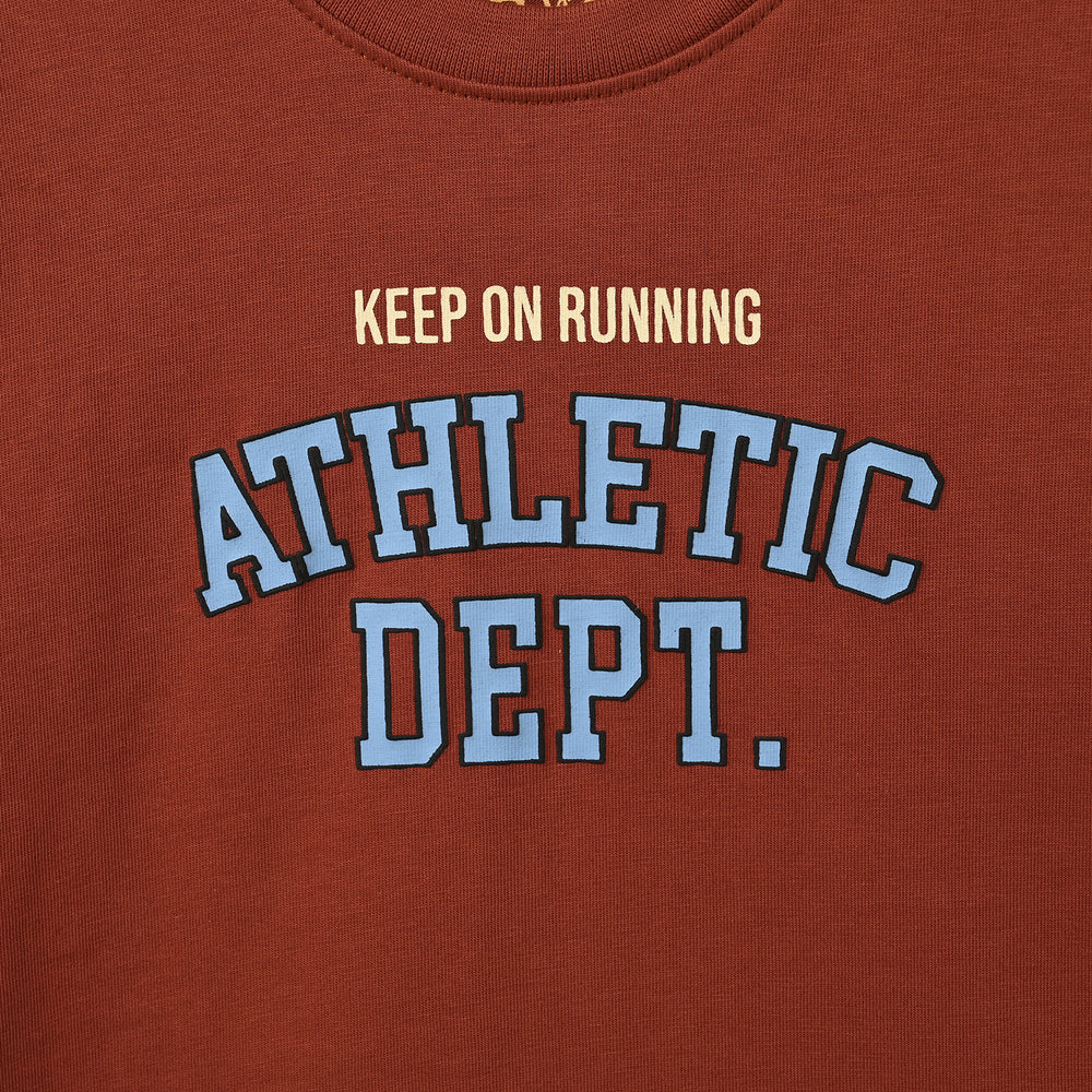 Boys Cotton Jersey T-Shirt Athletic Dept