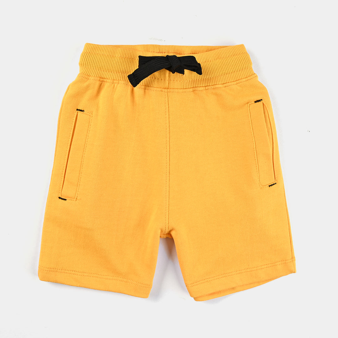 Boys Cotton Terry BASIC SHORT-Citrus