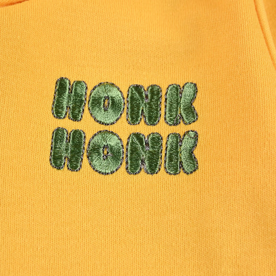 Infant Boys Cotton Interlock Romper-Yellow
