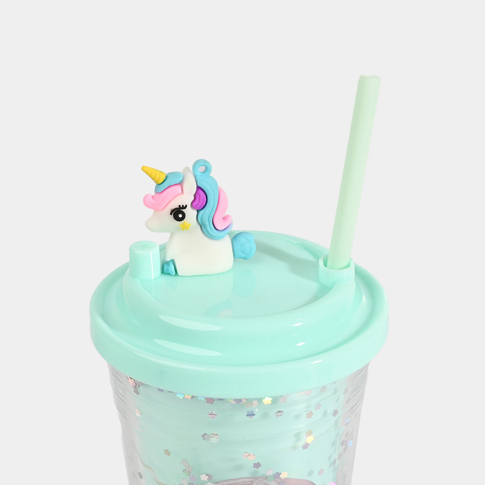 Acrylic Tumbler Mug with Straw