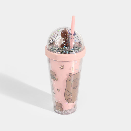 Acrylic Tumbler Mug with Straw