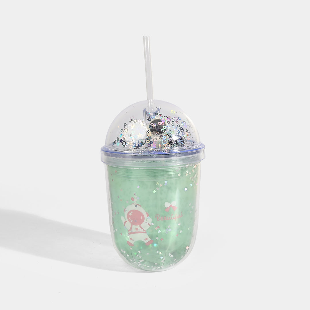 Acrylic Tumbler Mug with Straw