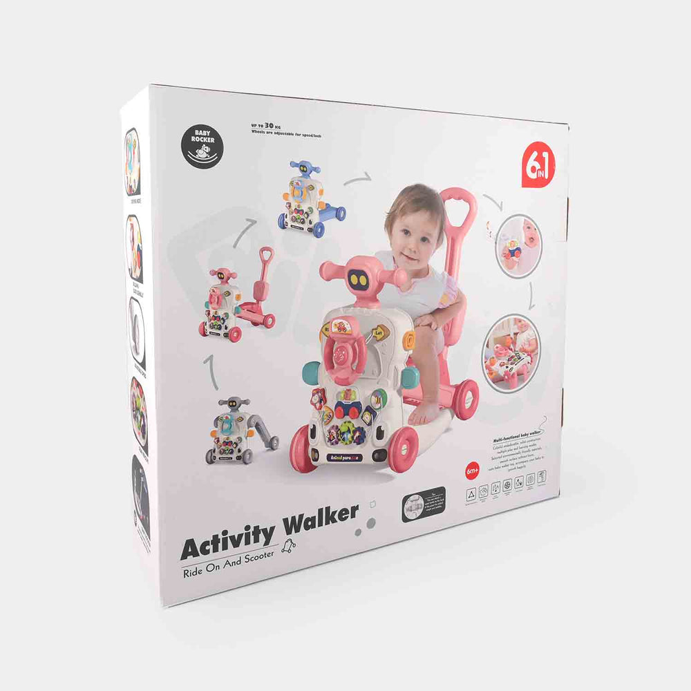 6 In 1 Baby Activity Walker