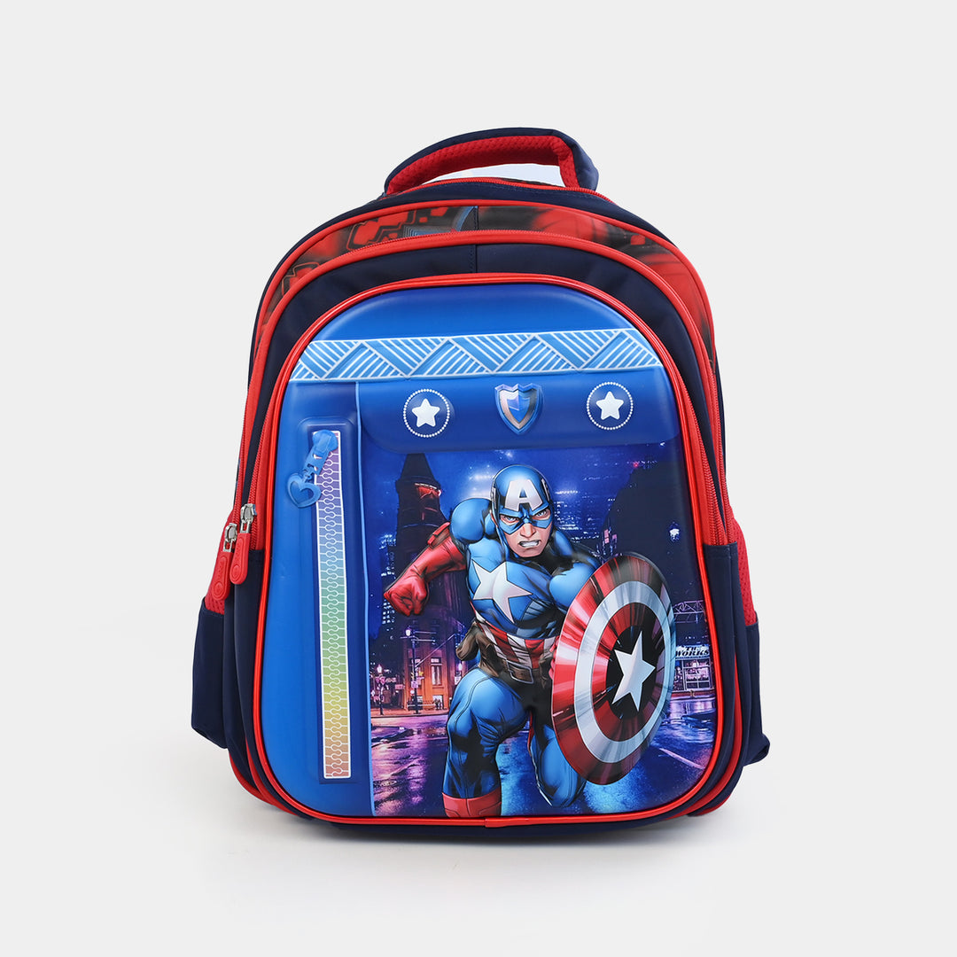 16" 3D Embossed School Backpack for Kids | Grade 2-5