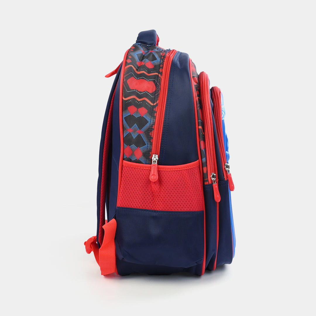 16" 3D Embossed School Backpack for Kids | Grade 2-5