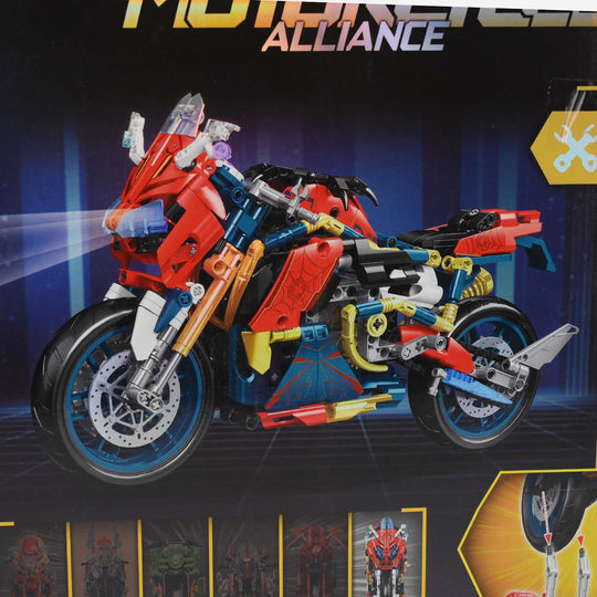 Creative Construction Super Bike Building Blocks Set