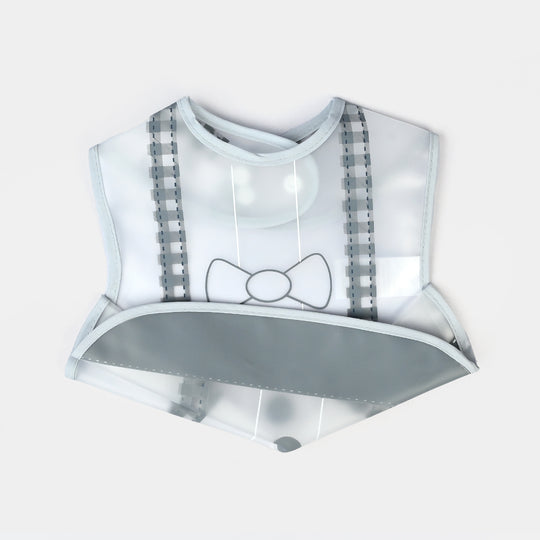 Easy-Wipe Plastic Baby Bib