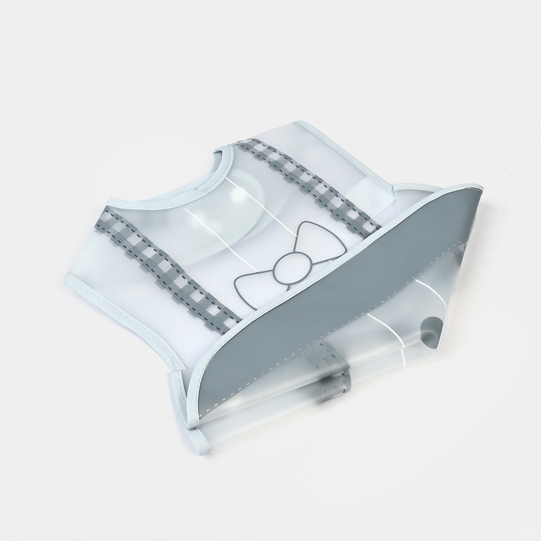 Easy-Wipe Plastic Baby Bib