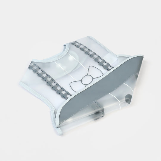 Easy-Wipe Plastic Baby Bib