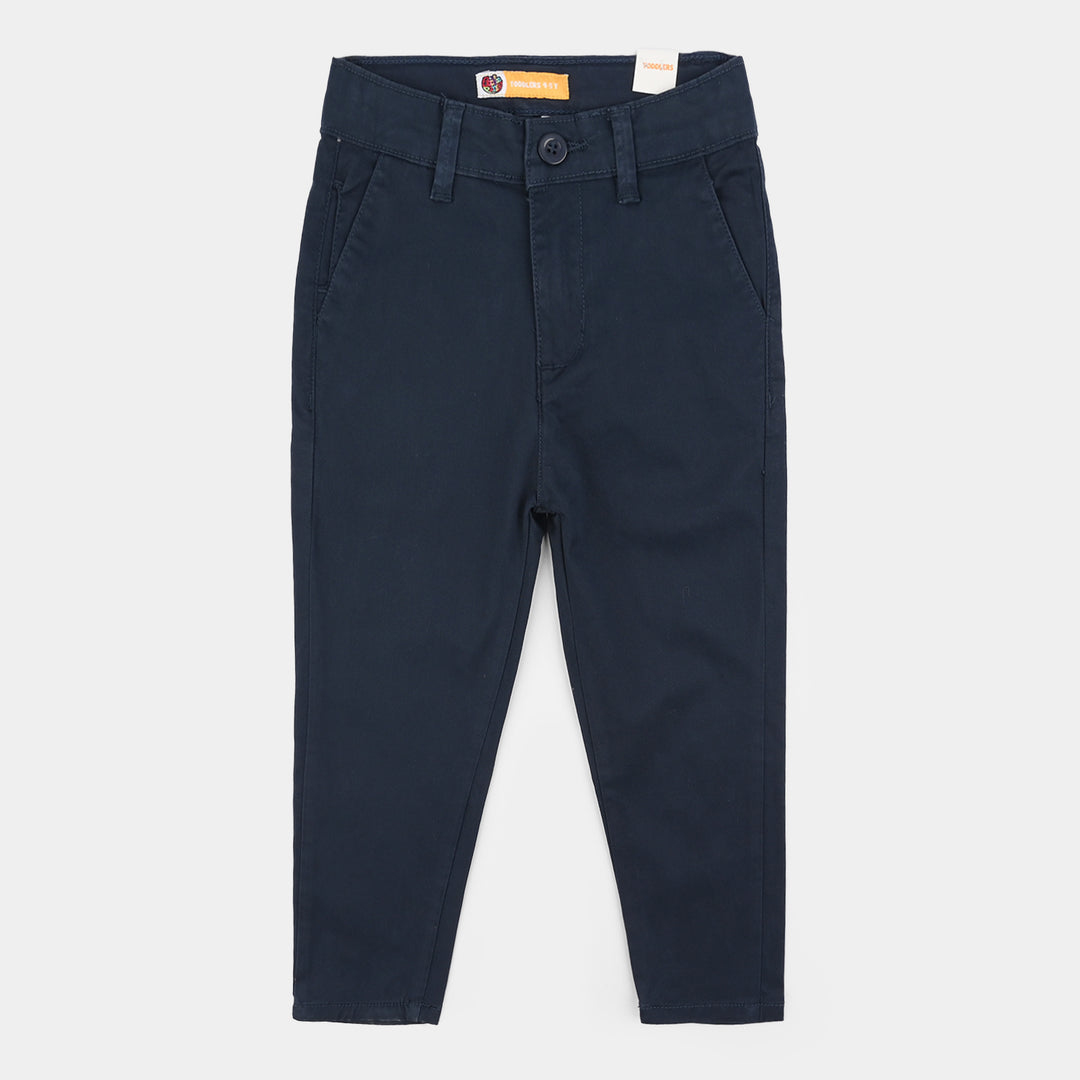 Boys Twill Pants Basic - Blue