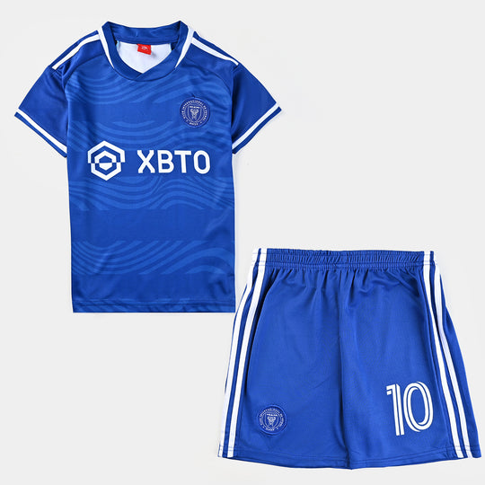 Boys Polyester Sports Suit - Blue