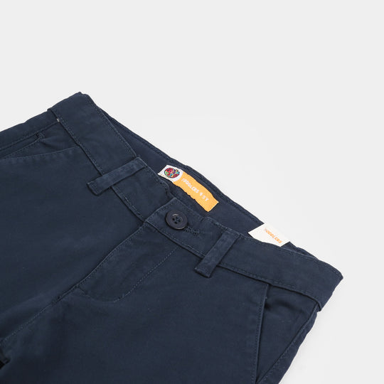 Boys Twill Pants Basic - Blue