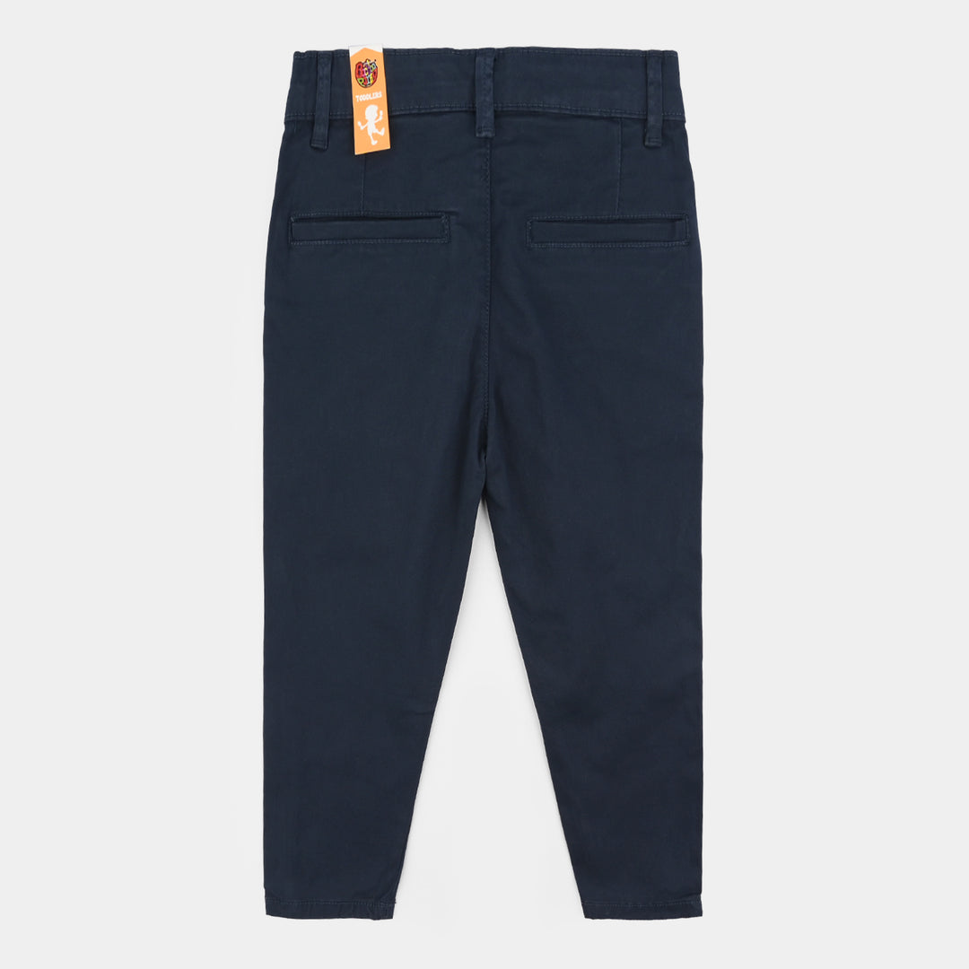 Boys Twill Pants Basic - Blue