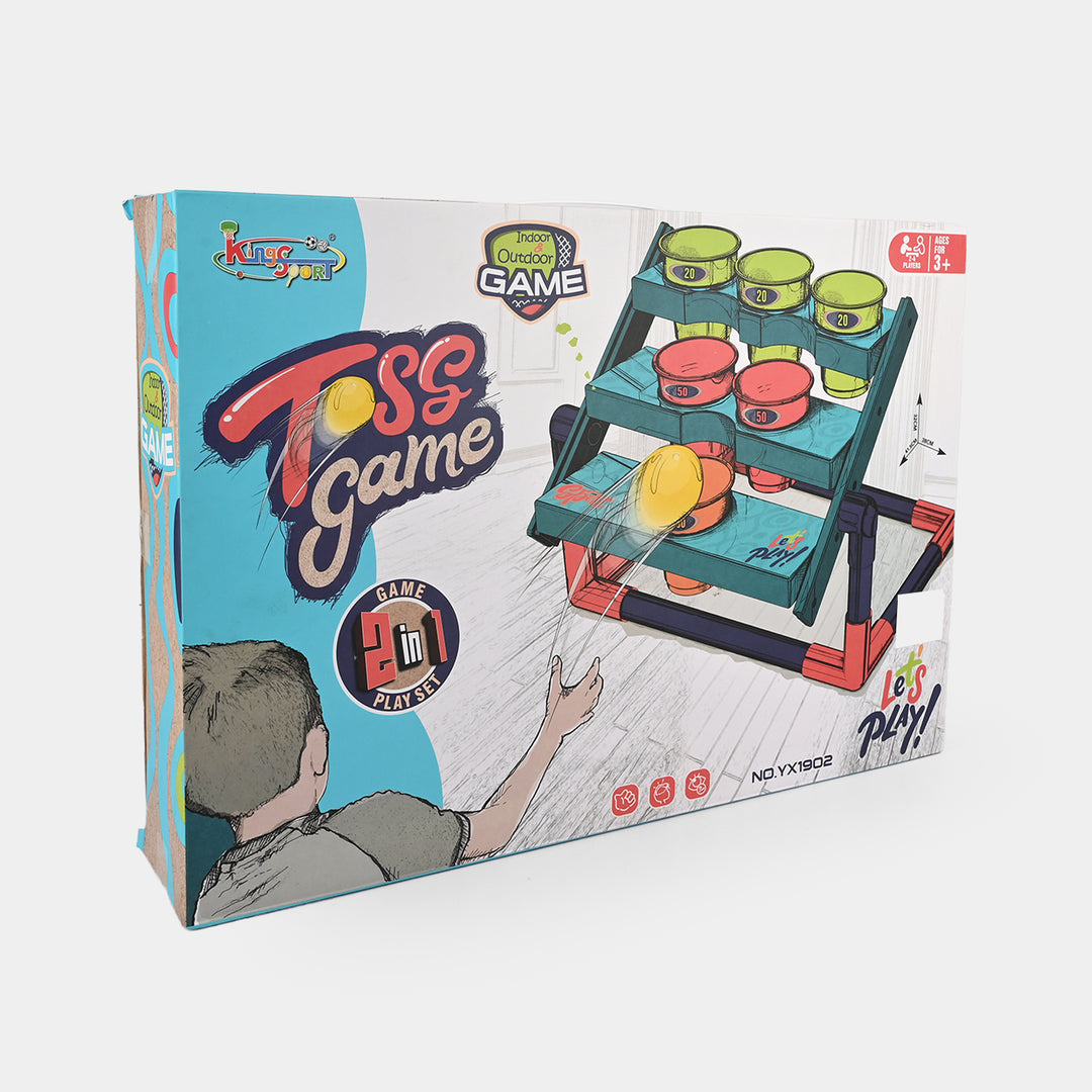 Toss Game Basket to The Target