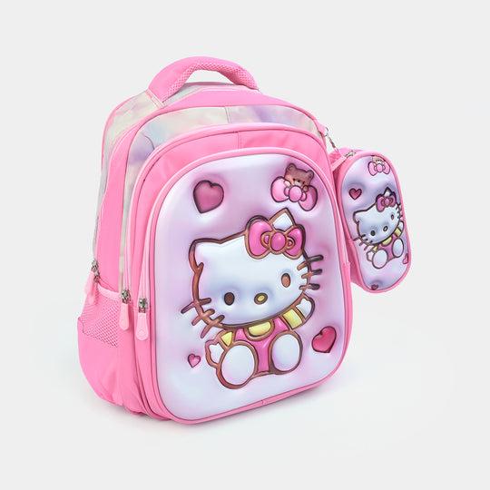 16" 3D Embossed School Backpack for Kids | Grade 2-5