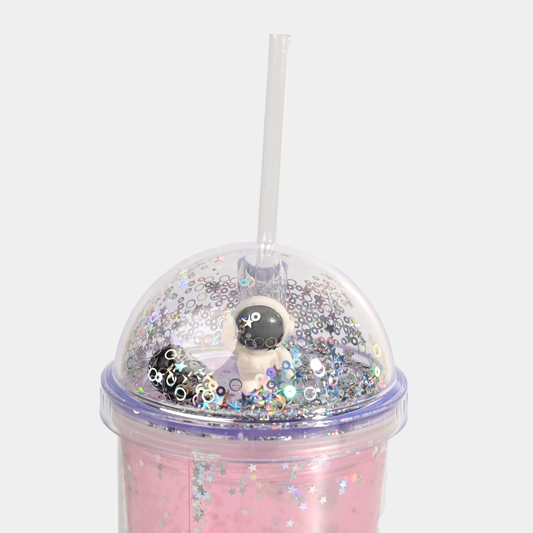 Acrylic Tumbler Mug with Straw