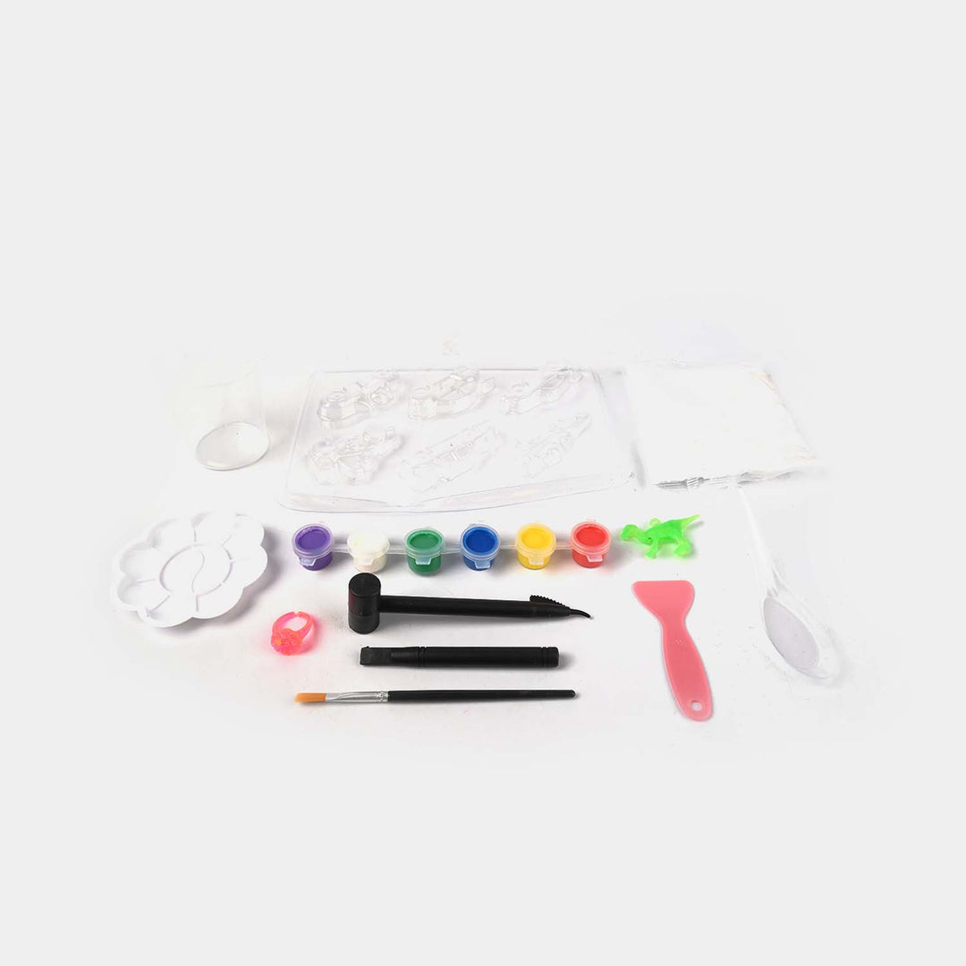 DIY Gypsum Racing Car Model Kit For Kids