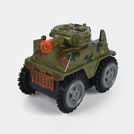 Electric Universal Stunt Tank with Light & Sound Toy