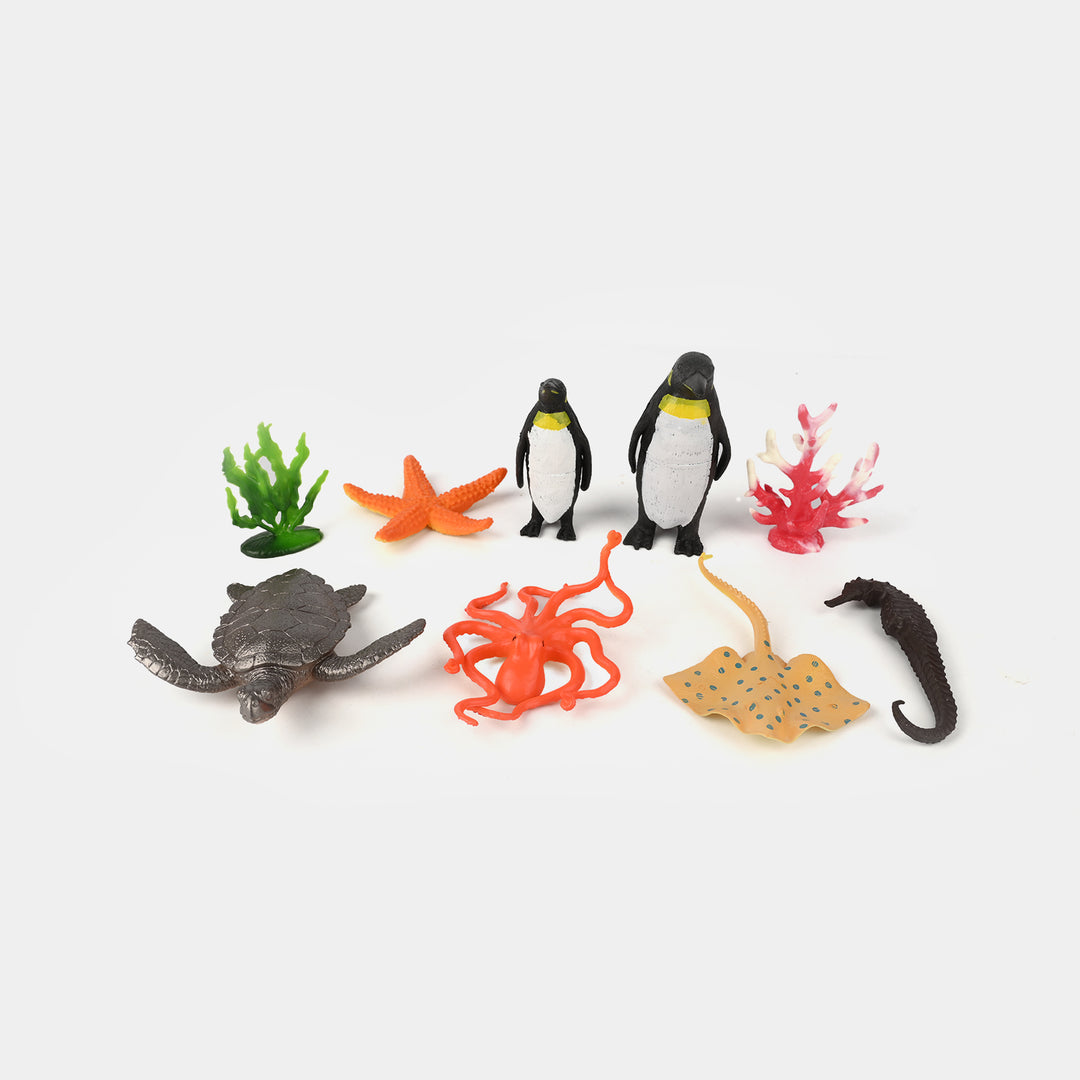 Mini Sea Life Animal Figures Set