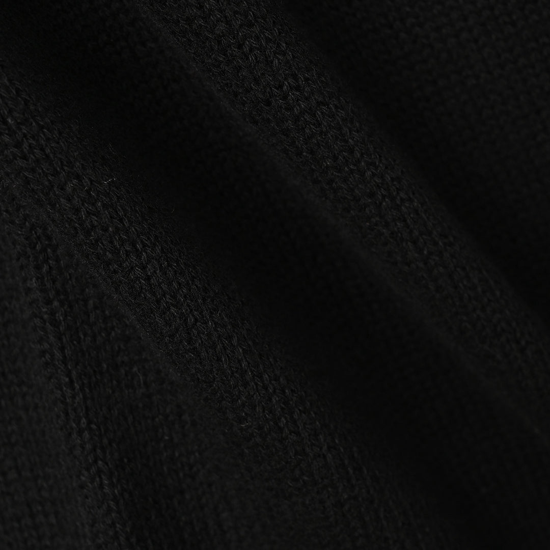 Girls Cotton Sweater Stars - Black