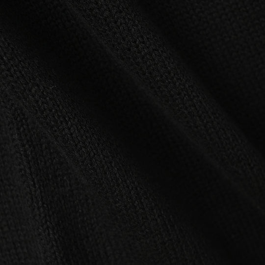 Girls Cotton Sweater Stars - Black