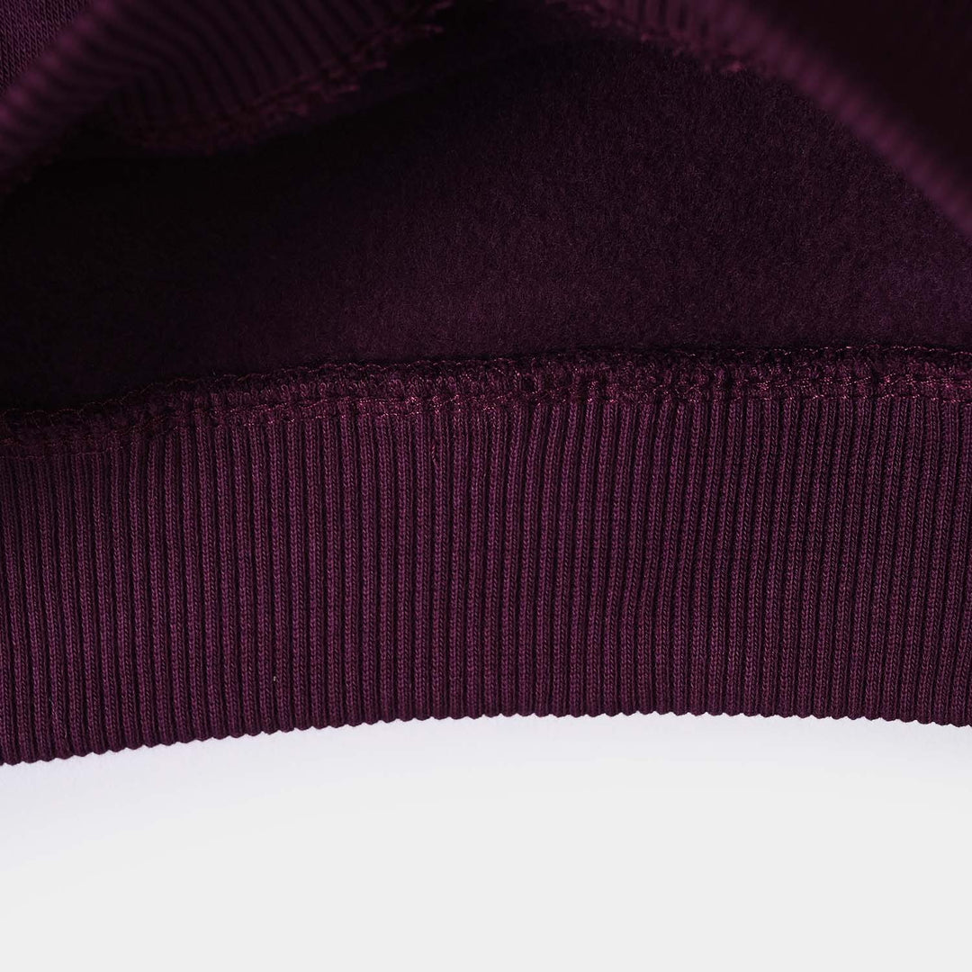Girls Fleece Sweatshirt My Fav Purple-Pickle. Beet