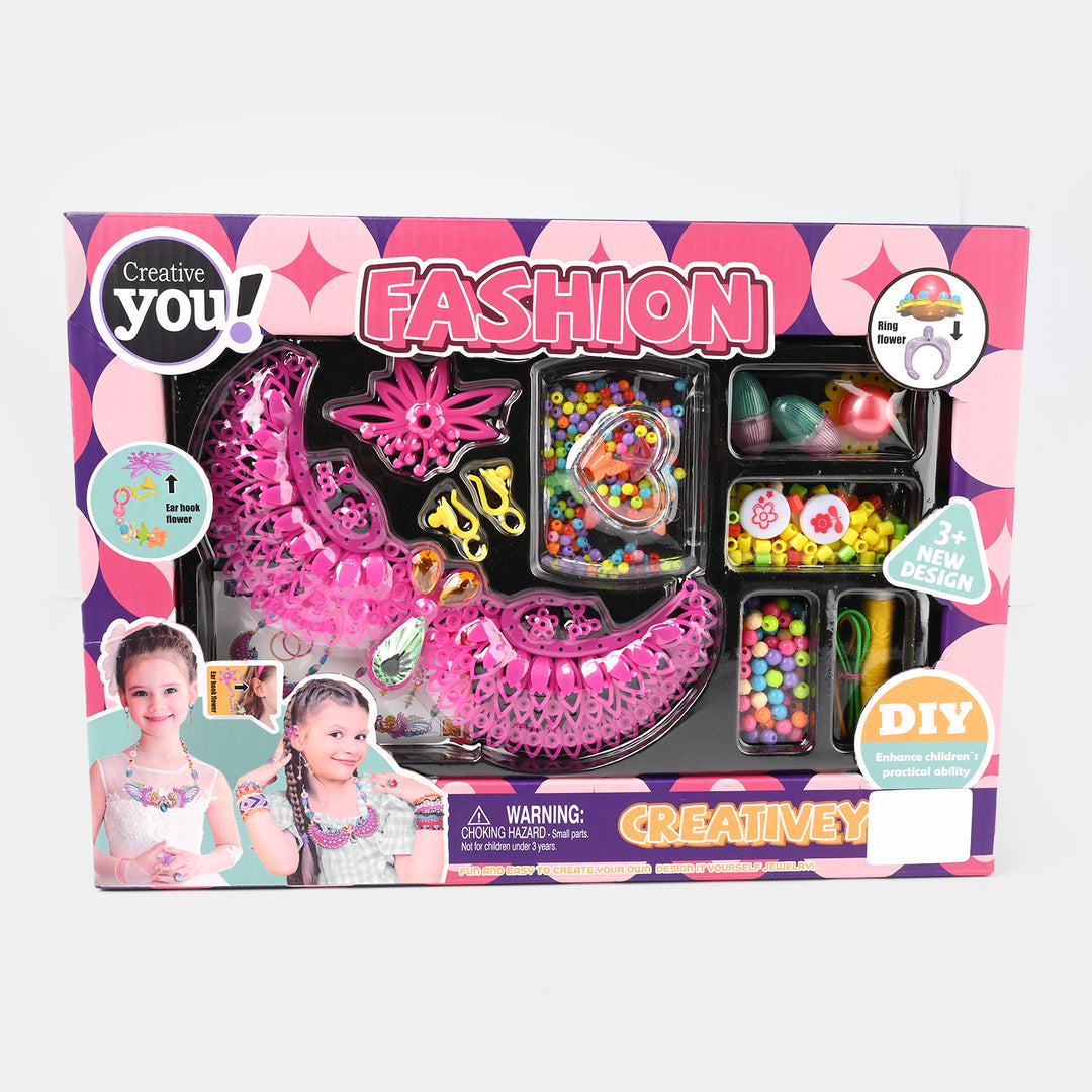 Fashion Jewelry Bead Set | Creative Accessory Fun For Kids