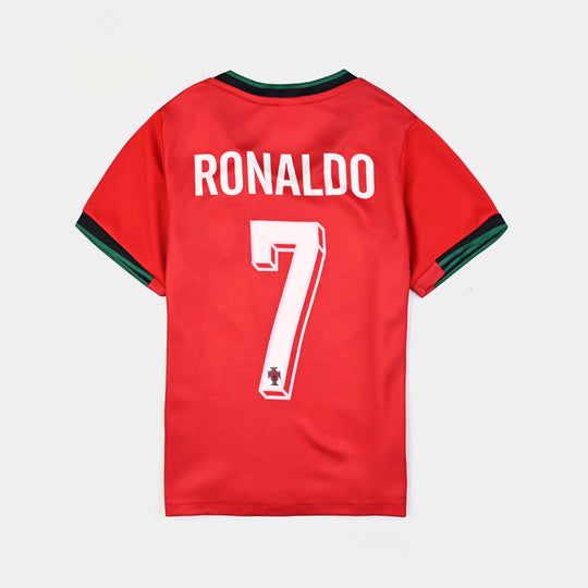 Boys Polyester Sports Suit - Red