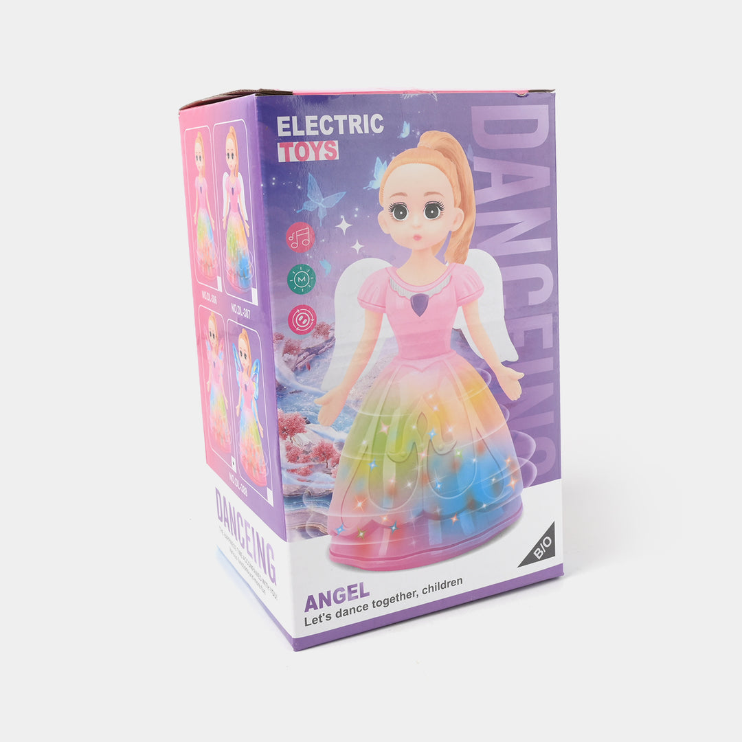 Rotating Doll Universal with Light & Music, Flapping Wings