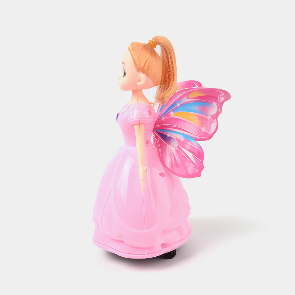 Rotating Doll Universal with Light & Music, Flapping Wings