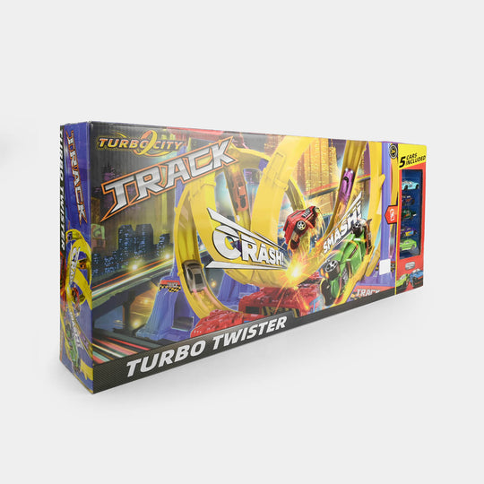 Turbo Twister Motorized Crash Track Set For Kids